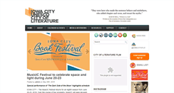 Desktop Screenshot of iowacityofliterature.org